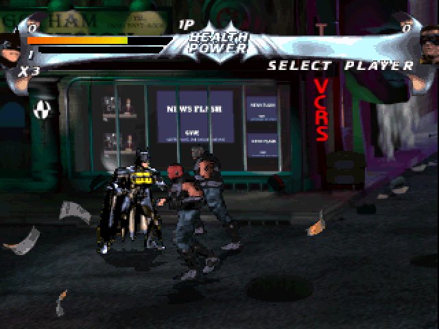 Batman Forever - PlayStation game screenshot (1996) by Acclaim